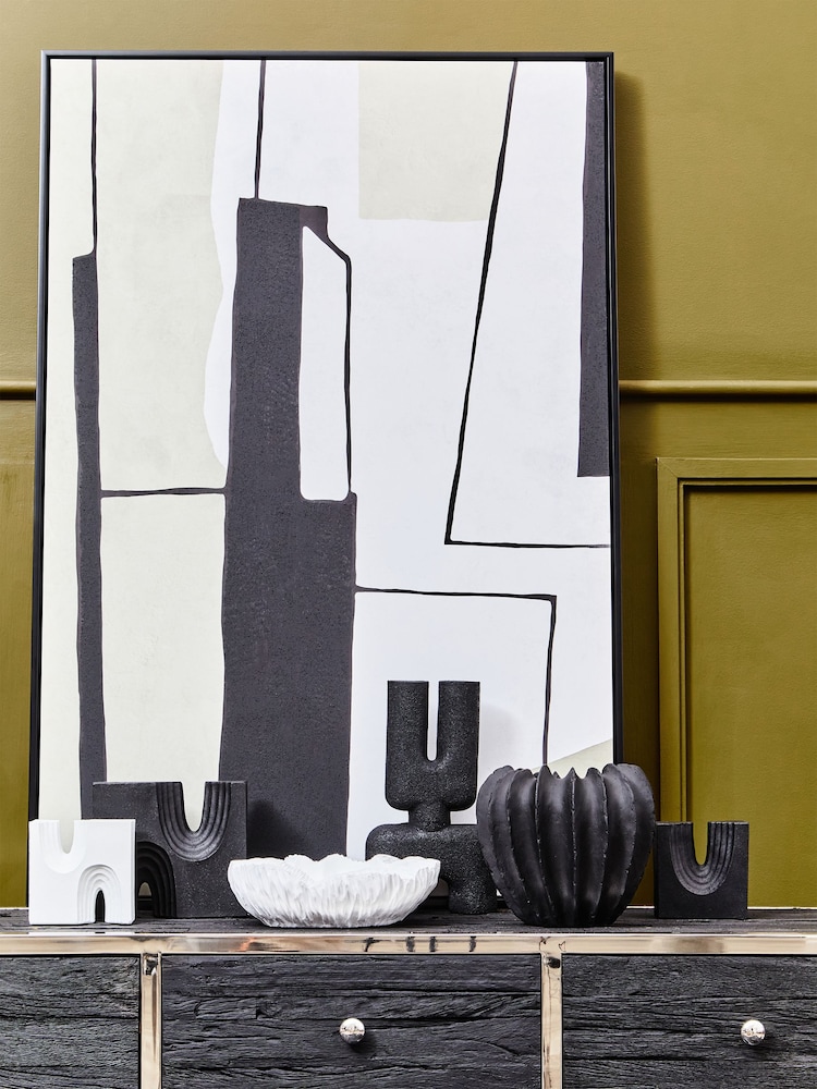 Interiors by Premier Black/White Broc Abstract Bookends - Image 6 of 6