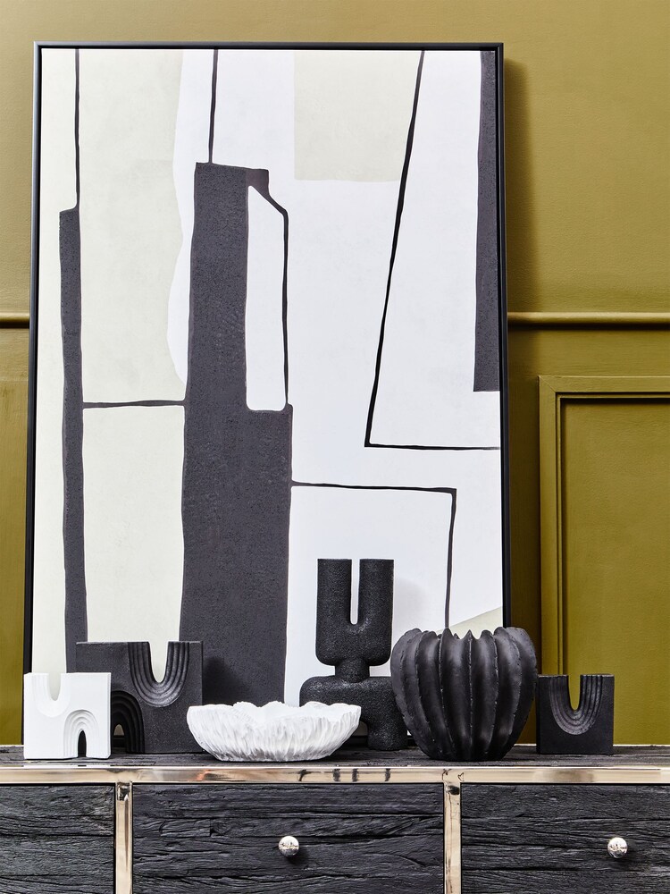 Interiors by Premier Black/White Broc Abstract Bookends - Image 6 of 6 Interiors by Premier Black/White Broc Abstract Bookends - Image 6 of 6