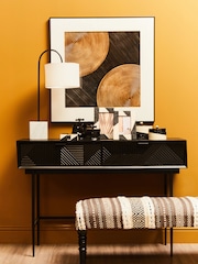 Fifty Five South Black White Ezra Large Trinket Box - Image 1 of 6