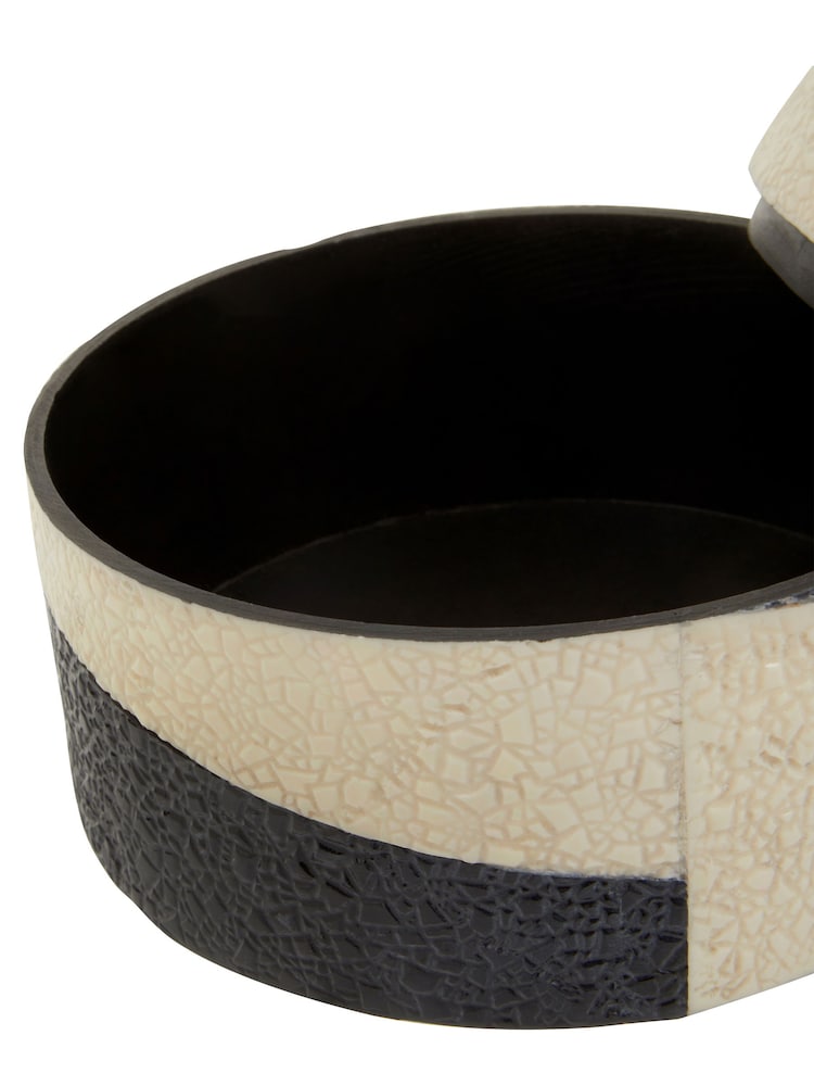 Fifty Five South Black White Ezra Large Trinket Box - Image 6 of 6 Fifty Five South Black White Ezra Large Trinket Box - Image 6 of 6