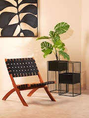 Interiors by Premier Black Alden Iron Floor Standing Planter - Image 1 of 6
