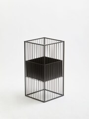 Interiors by Premier Black Alden Iron Floor Standing Planter - Image 2 of 6