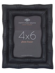 Fifty Five South Black Clear Hiba Bamboo Effect Photo Frame 4x6 - Image 3 of 6