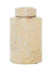 Fifty Five South White Gold Doria Ceramic Jar - Image 6 of 6