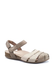 Hotter Brown Denali Touch-Fastening Regular Fit Sandals - Image 2 of 3