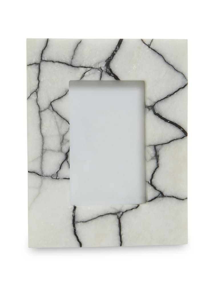 Fifty Five South Black White Marmara Marble Frame - Image 2 of 5