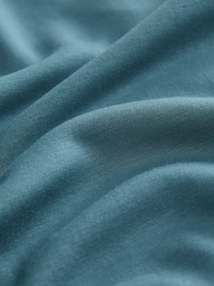 Teal Blue Soft Touch Cuffed Joggers - Image 7 of 7 Teal Blue Soft Touch Cuffed Joggers - Image 7 of 7