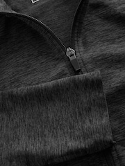 Charcoal Grey Seamless Active Zip Through Yoga Jacket - Image 7 of 8