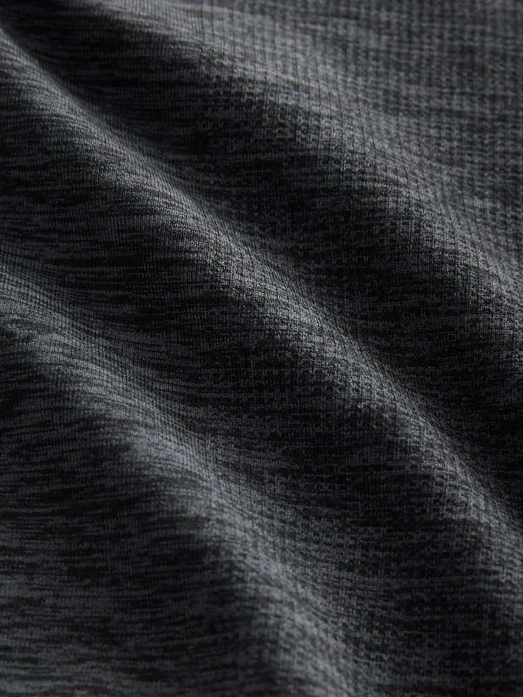 Charcoal Grey Seamless Active Zip Through Yoga Jacket - Image 8 of 8