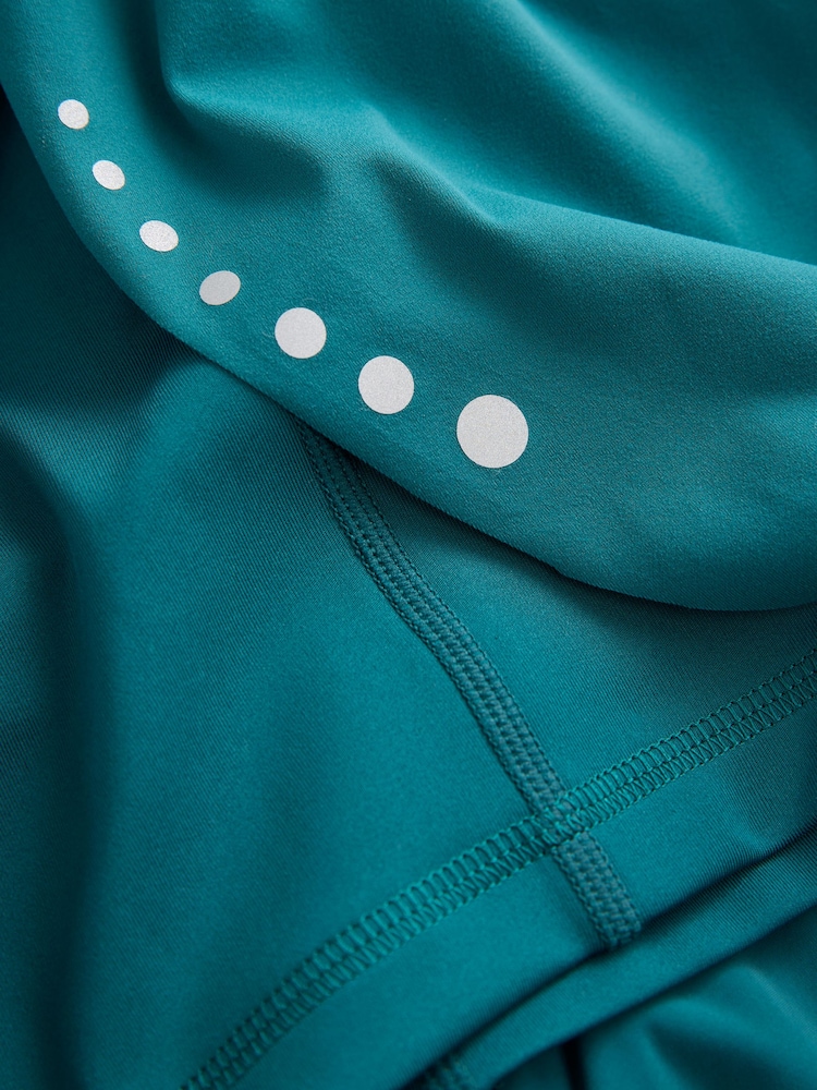 Donkergroen - Active Sports Jersey Layer Running Shorts with Pockets - Image 7 of 8
