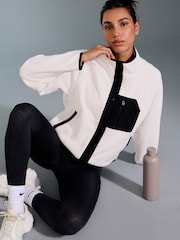 Ecru Active Supersoft Sports Fleece Jacket - Image 1 of 10