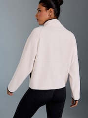 Ecru Active Supersoft Sports Fleece Jacket - Image 5 of 10