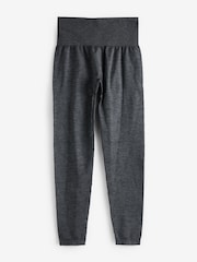 Charcoal Grey Seamless Active Sports Leggings - Image 6 of 8