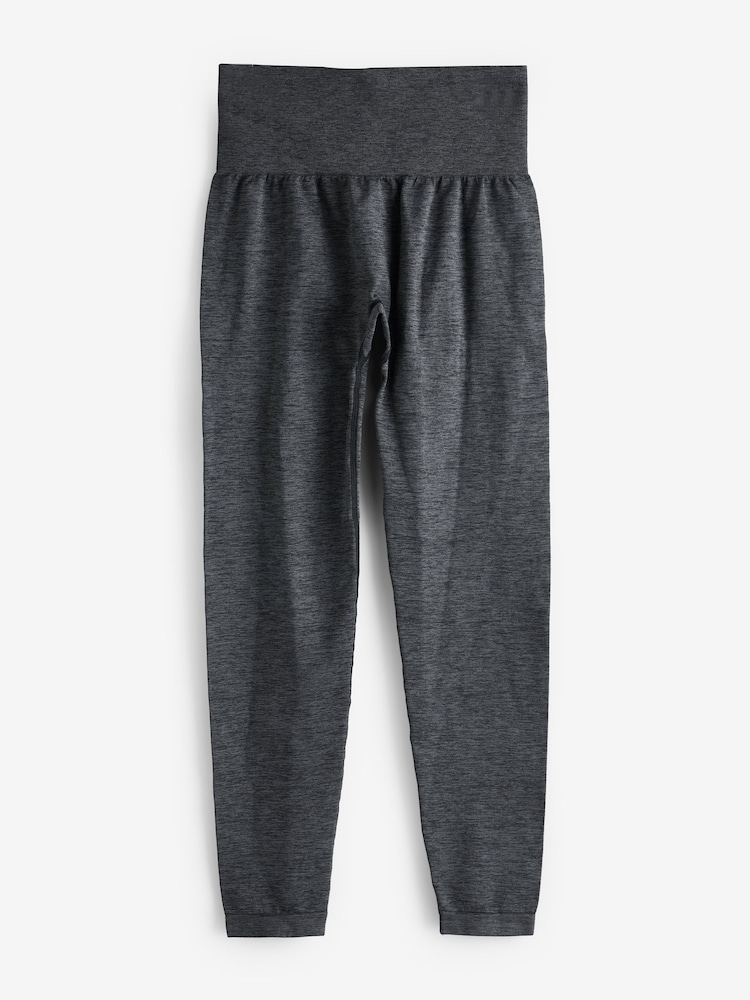 Gris de charbon de bois - Seamless Active Sports Leggings - Image 6 of 8
