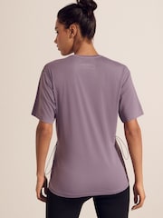 Purple - Cotton Touch Waisted T-Shirt - Image 4 of 8