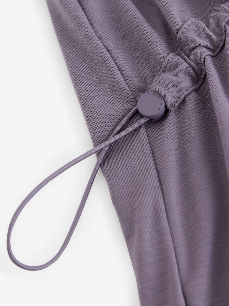 Purple - Cotton Touch Waisted T-Shirt - Image 8 of 8