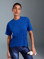 Cobalt Blue - Cotton Touch Waisted T-Shirt - Image 1 of 7