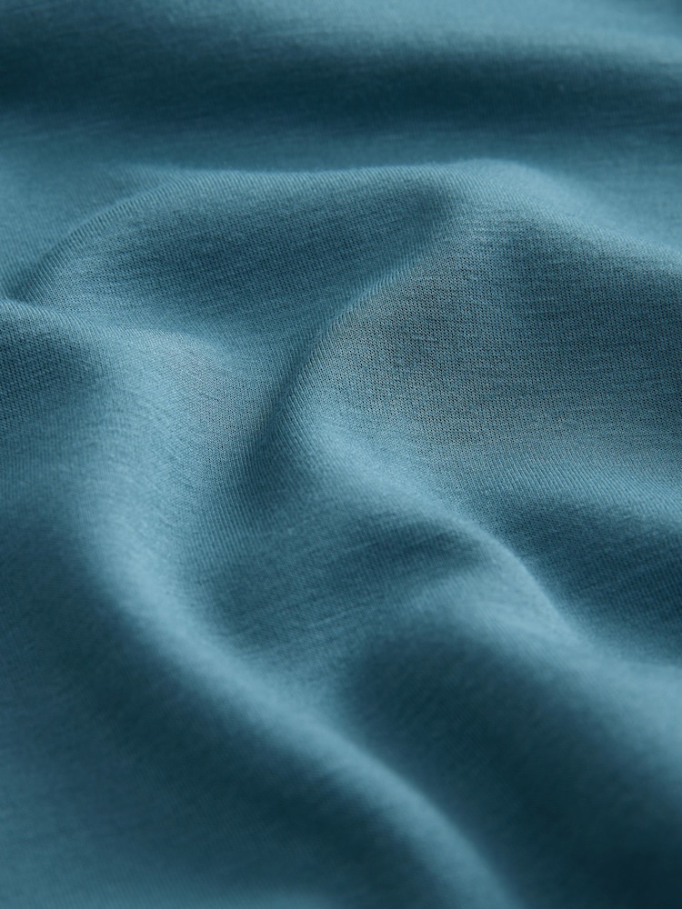 Bleu de sarcelle - Soft Touch Overhead Sweat-shirt à capuche - Image 5 de 5