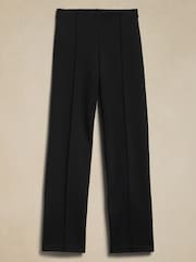 Banana Republic Black Straight Everywhere Ponte Trousers - Image 4 of 4
