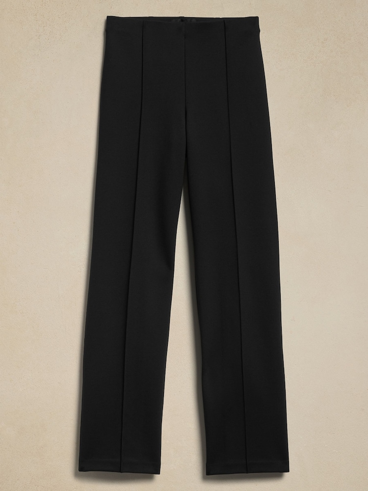 Banana Republic Black Straight Everywhere Ponte Trousers - Image 4 of 4