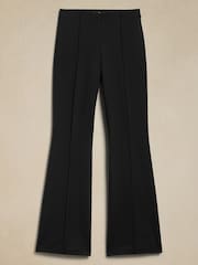 Banana Republic Black Flare Everywhere Ponte Trousers - Image 4 of 4
