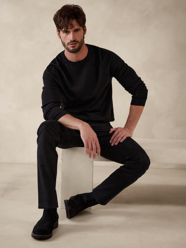 Banana Republic Navy Blue Slim Traveler Trousers 2.0 - Image 1 of 4