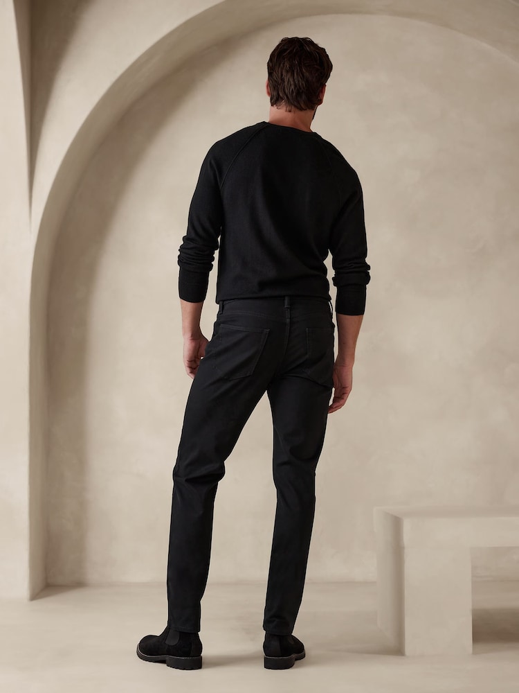 Banana Republic Navy Blue Slim Traveler Trousers 2.0 - Image 2 of 4