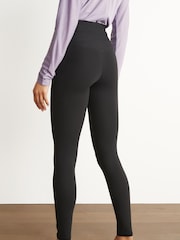Black Balance Wrap Front Yoga Leggings - Image 3 of 6