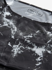 Estampado - Marble Print Mesh Long Sleeve Top - Imagen 7 de 7