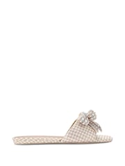 Kurt Geiger London Kensington Bow Flat Sandals - Image 1 of 5
