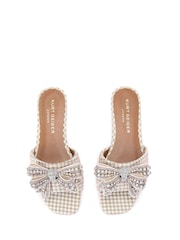 Kurt Geiger London Kensington Bow Flat Sandals - Image 4 of 5