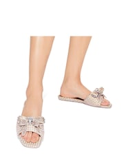 Kurt Geiger London Kensington Bow Flat Sandals - Image 5 of 5