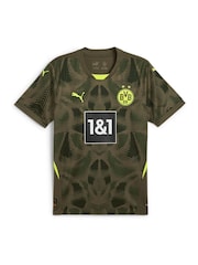 Puma Green Mens Borussia Dortmund 24/25 Goalkeeper Short Sleeve Jersey - Image 5 of 6