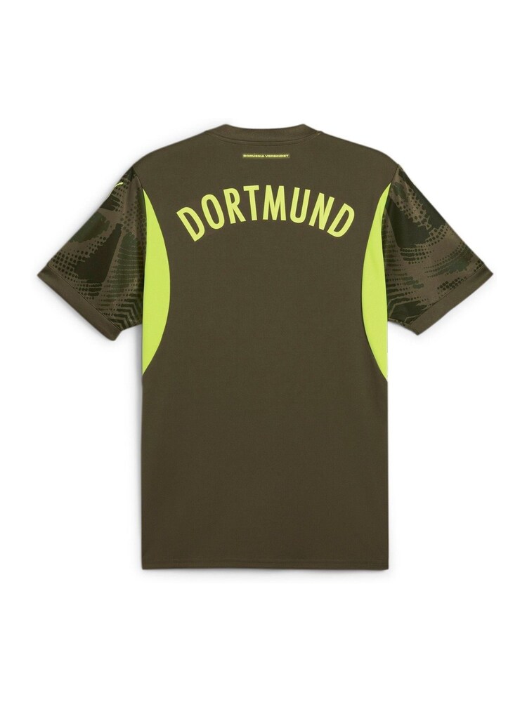 Puma Green Mens Borussia Dortmund 24/25 Goalkeeper Short Sleeve Jersey - Image 6 of 6
