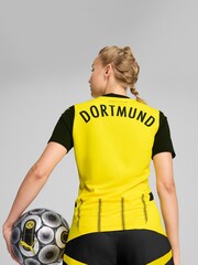 Puma Yellow Womens Borussia Dortmund 24/25 Home Jersey - Image 2 of 6