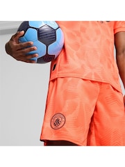 Puma Orange Mens Manchester City 24/25 Goalkeeper Shorts - Image 3 of 6