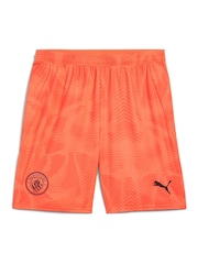 Puma Orange Mens Manchester City 24/25 Goalkeeper Shorts - Image 5 of 6