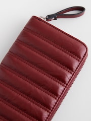 Red Quilted Zip Purse - Image 4 of 5