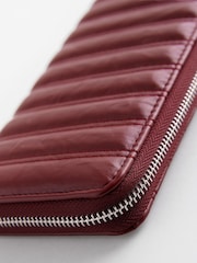 Red Quilted Zip Purse - Image 5 of 5