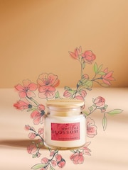 Peach Pink Apricot Blossom Mini Candle - Image 4 of 5