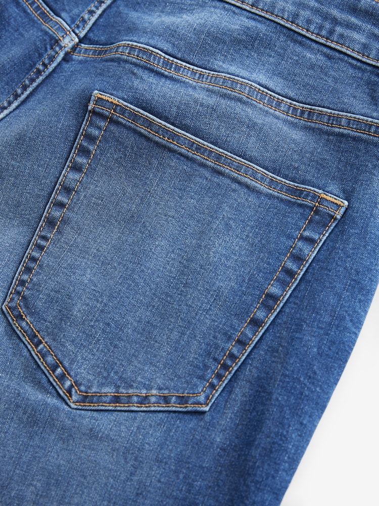 Blue Authentic Single Straight Fit Classic Stretch Jeans - Image 10 of 11