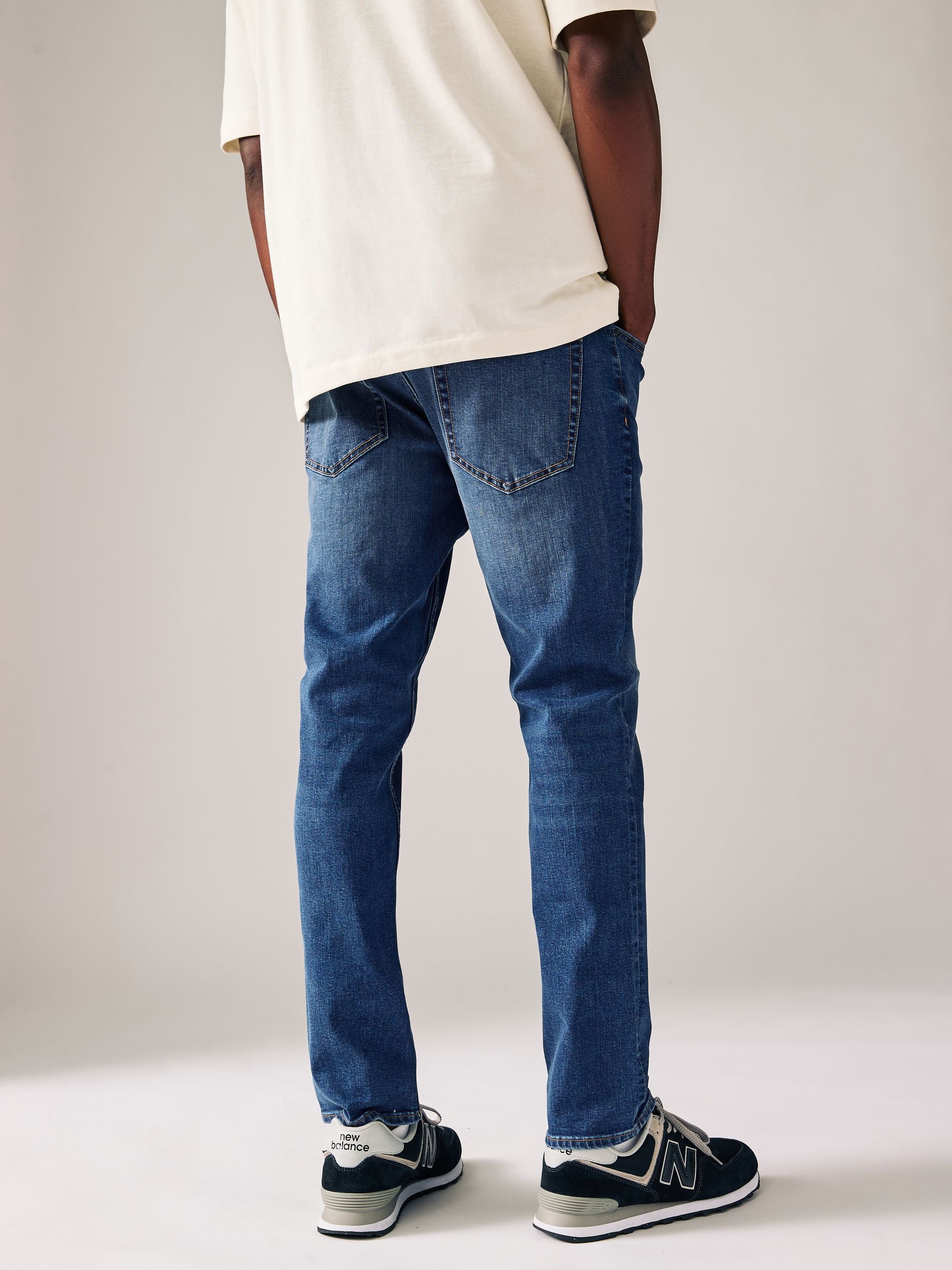 Buy Blue Authentic Single Skinny Fit Classic Stretch Jeans from