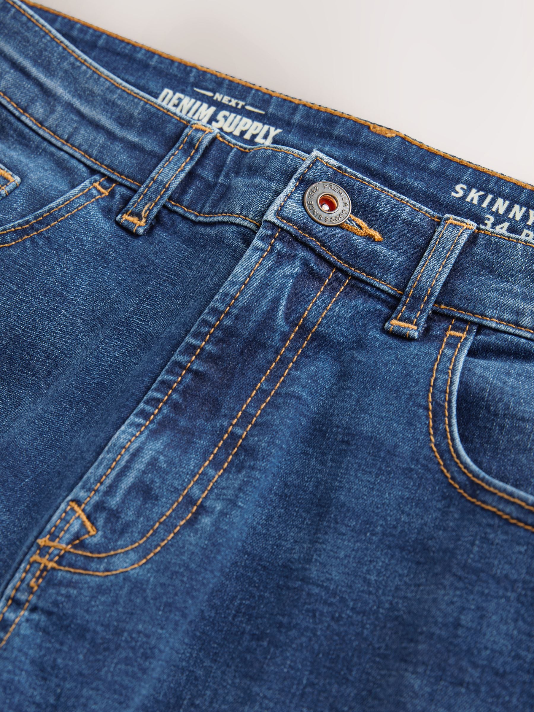 Buy Blue Authentic Single Skinny Fit Classic Stretch Jeans from
