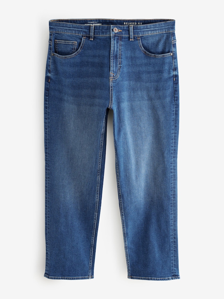 Blue Authentic Classic Stretch Relaxed Fit Jeans - Image 7 of 11