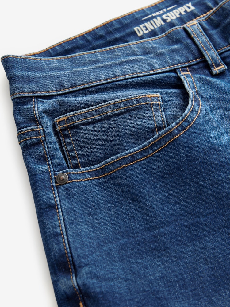 Blue Authentic Single Slim Fit Classic Stretch Jeans - Image 10 of 11