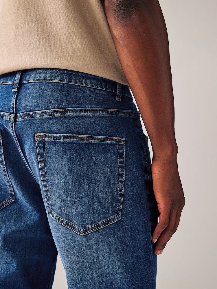 Blue Authentic Single Slim Fit Classic Stretch Jeans - Image 6 of 11