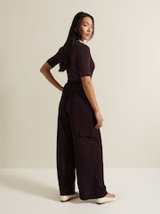 Phase Eight Red Marissa Cargo Trousers - Image 2 of 6
