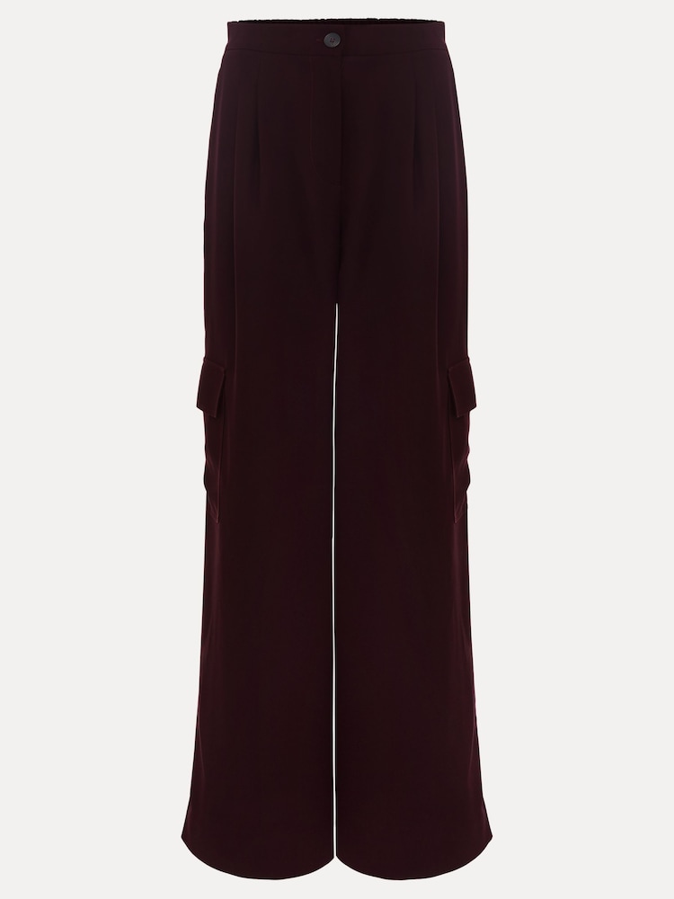 Phase Eight Red Marissa Cargo Trousers - Image 6 of 6