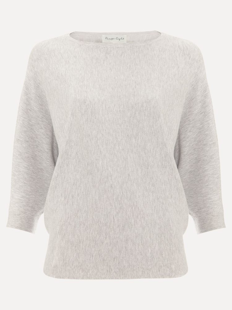 Phase Eight Grey Cristine Knit Jumper - Image 7 of 7