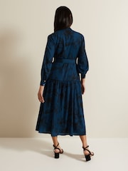 Phase Eight Blue Shakira Floral Midaxi Dress - Image 2 of 7